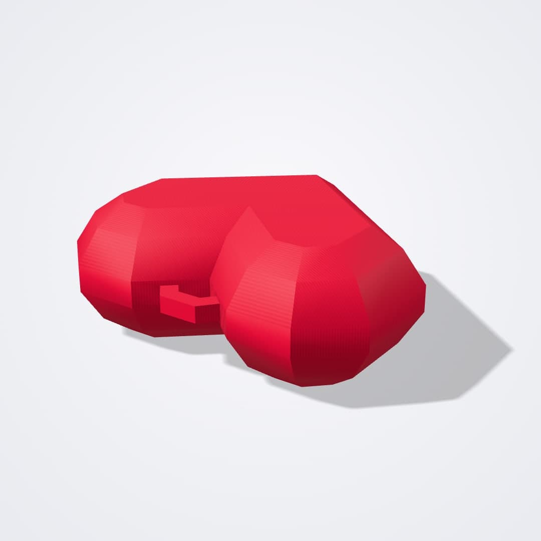 Llavero Corazón Low Poly