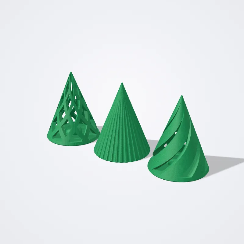 Arbolitos de Navidad impreso en 3D