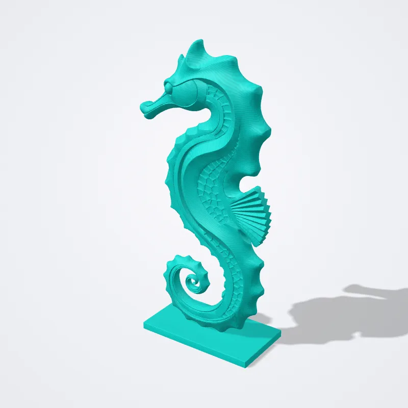 Caballito de Mar Hexa impreso en 3D