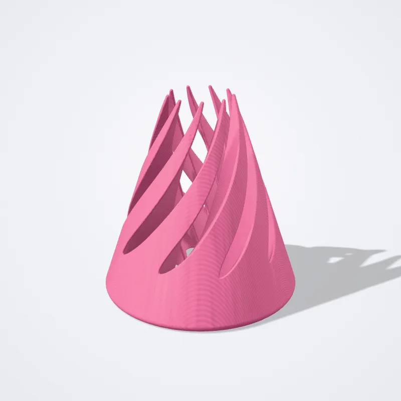 Cono Espiral Fidget impreso en 3D