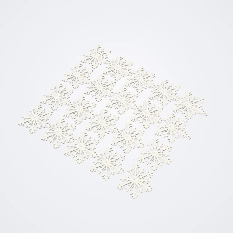 Copos de nieve 3D (10 u.) impreso en 3D