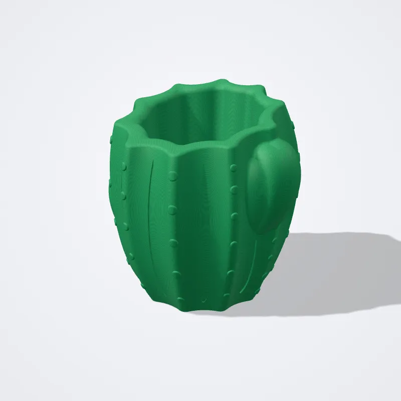 Maceta Cactus impreso en 3D
