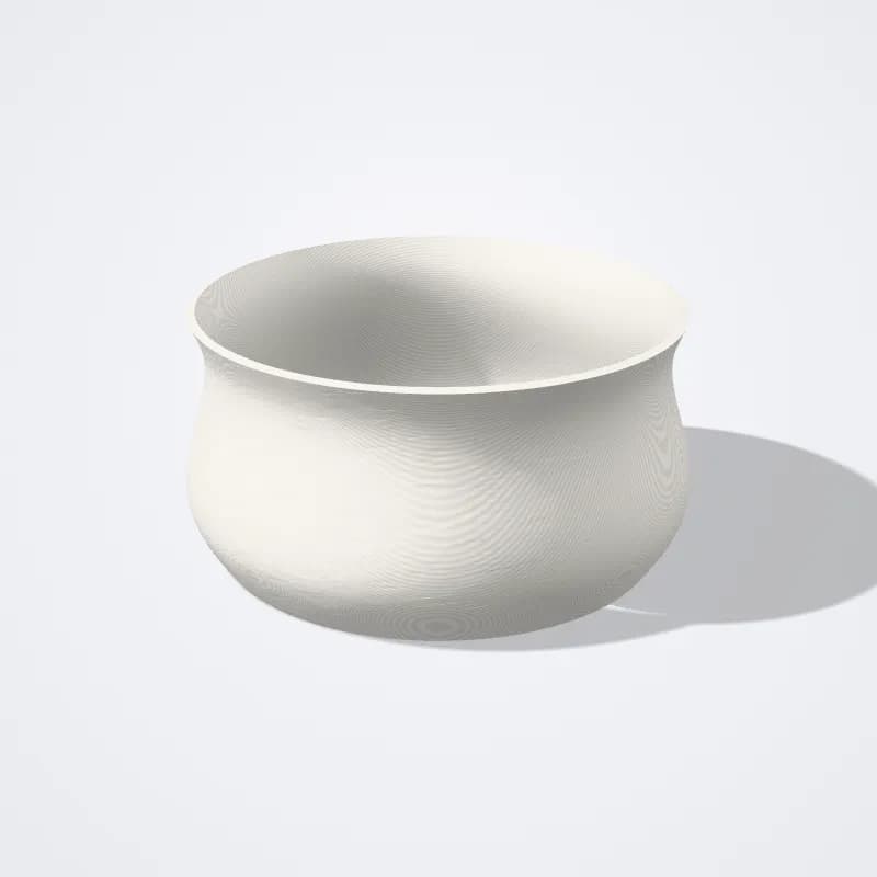 Maceta Facetada impreso en 3D