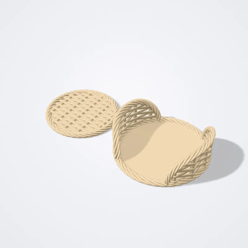 Posavasos Tejidos impreso en 3D