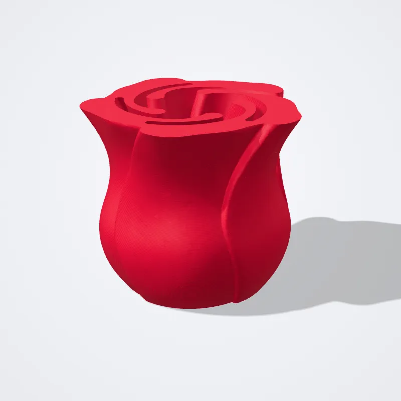 Rosa en Espiral impreso en 3D