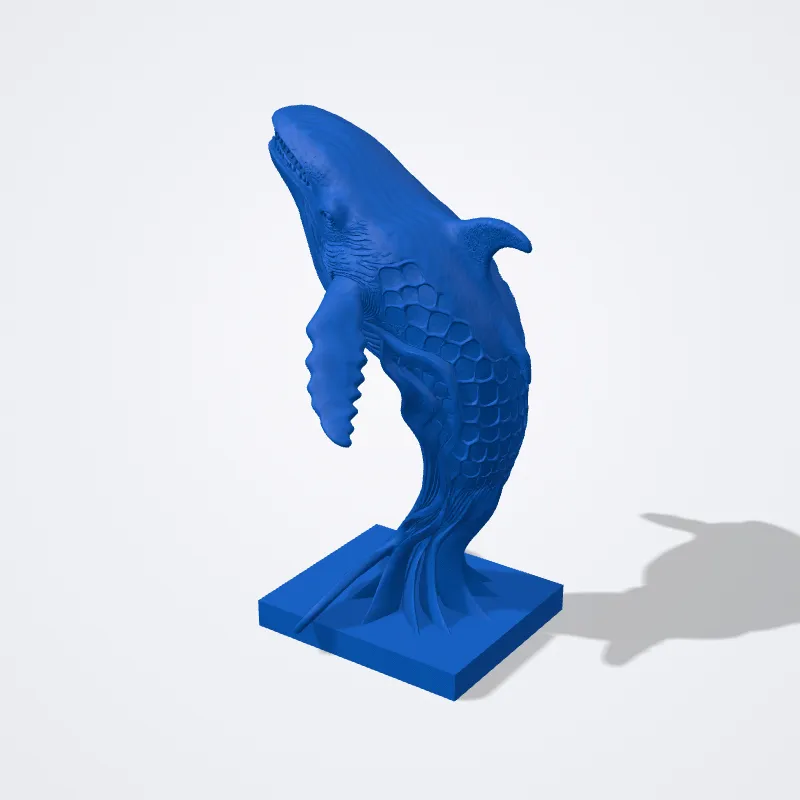 Ballena Hexa impreso en 3D