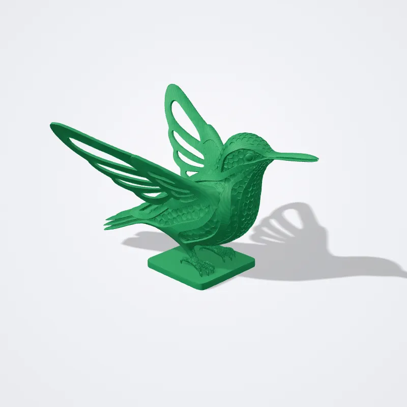 Colibrí Hexa impreso en 3D