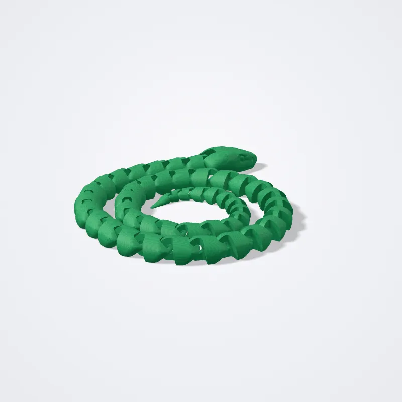 Culebra Articulada impreso en 3D