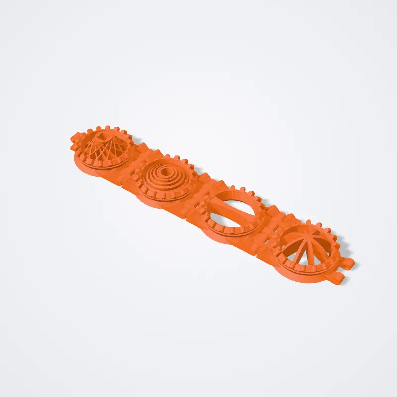Engranajes Plegables impreso en 3D