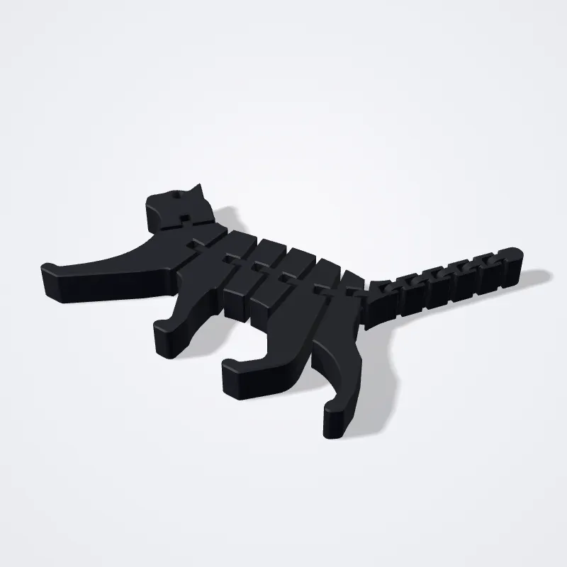 Gato Flexi impreso en 3D