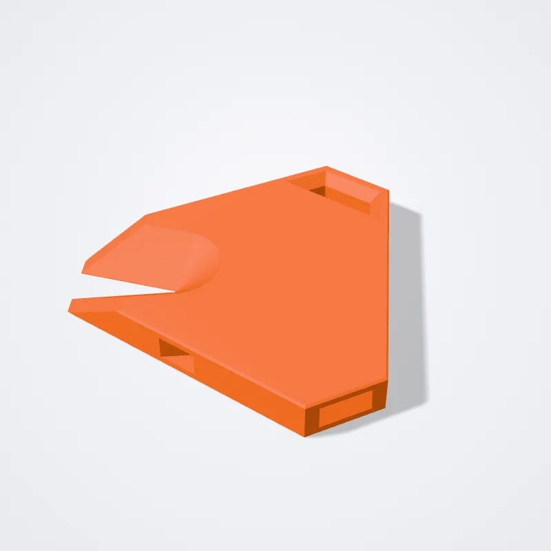 Llavero Silbato con Saca-garrapatas impreso en 3D