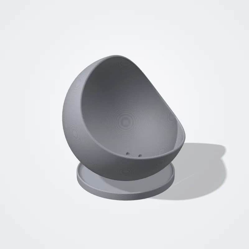 Maceta Media Luna impreso en 3D
