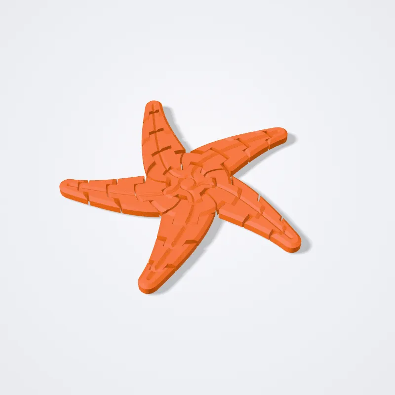 Posavasos Estrella de Mar impreso en 3D